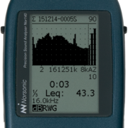 1/3-oktav spektrum 0,4 Hz – 20 kHz