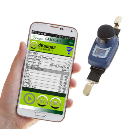 dBadge 2 - støydosimeter fra Casella